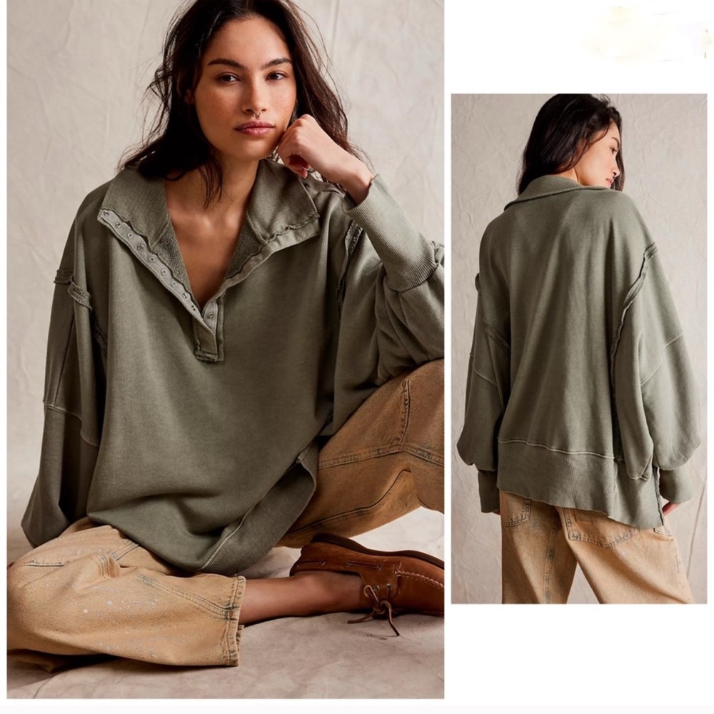NEW Free People Camden Henley Various Sizes $98